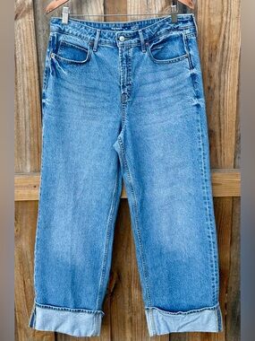 Old Navy Women’s Extra High Rise Wide Leg Secret Smooth Pockets Size 12